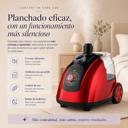 Plancha Vertical de Vapor 1800W – Depósito 1,8L, 11 Niveles de Vapor