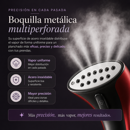 Plancha Vertical de Vapor 1800W – Depósito 1,8L, 11 Niveles de Vapor
