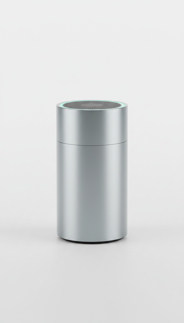 Altavoz inteligente de aluminio