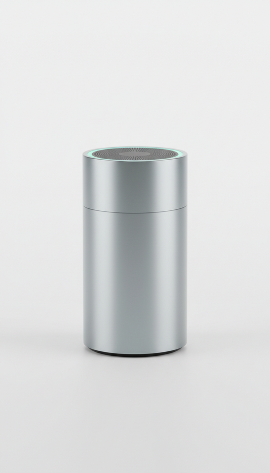 Altavoz inteligente de aluminio